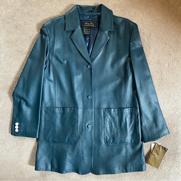 Terry Lewis Classic Luxuries Genuine Leather Women’s Jacket Size Large NEW - Picture 5 of 12